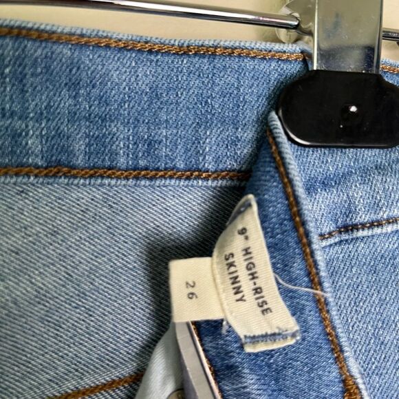 MADEWELL 9" High-Rise Skinny Jeans: Seamed Step-Hem Edition Style H5779 Size 26 - Picture 5 of 13